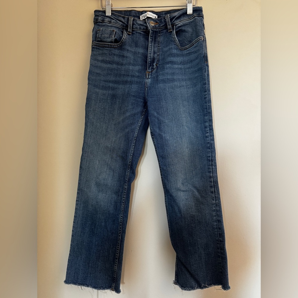 Frayed Classic Blue Women's  Jeans